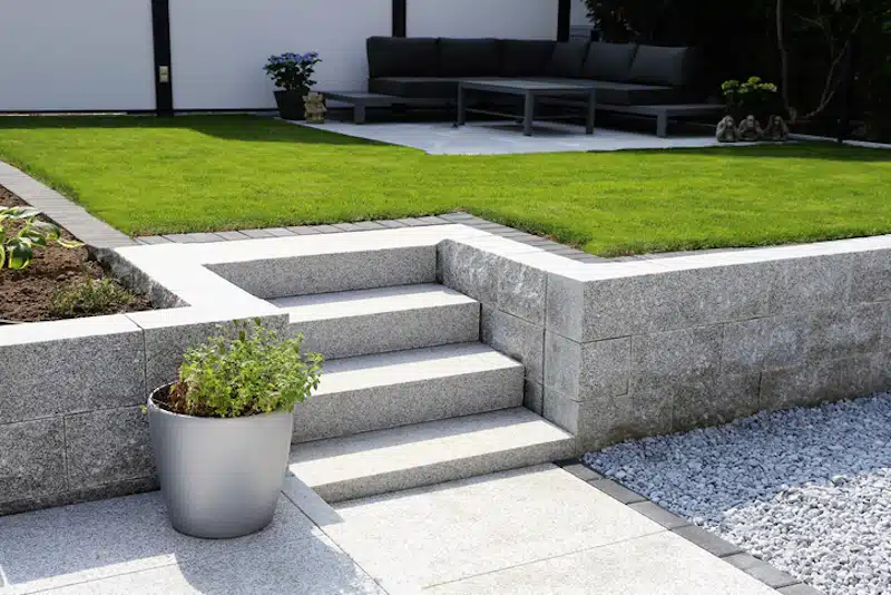 Artificial grass and landscaping